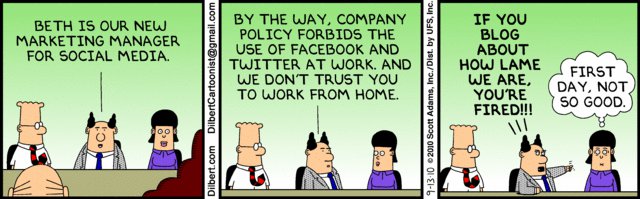 Social Media - not without problems